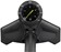 Topeak Joeblow Urban Ex Floor Pump - Steel Barrel / Plastic Base, 3.5" Base Mount Gauge, 120 Psi /8 Bar, Smarthead, Black/Sand 
