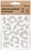 Bookman Reflective  Sticker Pack - Leopard Print, White






