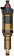 FOX FLOAT SL Factory Rear Shock - Metric, 190 x 42.5 mm, 3-Postion Lever, EVOL SV, Kashima Coat 