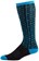 45NRTH Lumi Midweight Knee High Wool Sock - Blue, Small 