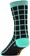 All-City Club Tropic Socks - 6", Black, Goldenrod, Teal, Small/Medium 