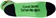 SockGuy Classic Ernie Socks - 3", Green, Small/Medium