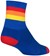 SockGuy Classic Vintage Socks - 4", Blue/Red/Orange/Yellow, Large/X-Large