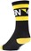 45N Lightweight SuperSport Sock - 7 Black/Citron Large