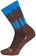 SockGuy Treeline Wool Socks - 6", Brown/Blue, Small/Medium