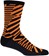 45NRTH Dazzle Midweight Wool Sock - Orange, Small