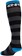 45NRTH Midweight Stripe Knee Wool Sock - Black, Large 