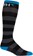 45NRTH Midweight Stripe Knee Wool Sock - Black, Large 