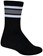 SockGuy SGX Throwback Socks - 6", Black, Small/Medium