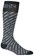 45NRTH Snow Band Midweight Knee High Wool Sock - Dark Gray/Dark Blue, Large