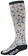 45NRTH Speck Heavyweight Knee High Wool Sock - Gray/Dark Blue, Medium