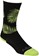 All-City Key West Carl Socks - 8 inch, Black/Green, Large/X-Large
