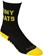 All-City Tiny Hat Society Socks - 6", Black/Yellow, Small/Medium