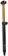 FOX Transfer Factory Neo Wireless Dropper Seatpost - 30.9 mm, 100 mm, Internal Routing, Kashima Coat
