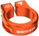 Wheels Manufacturing Seatpost Clamp - 31.8mm, Bolt-On, Orange
