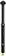 SDG Tellis Dropper Seatpost - 34.9mm, 150mm, Black 