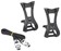 Dimension Toe Clip and Strap Set LG/XL Black 