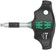 Wera 411 A RA T-Handle Adapter Screwdriver - Ratchet Function, 1/4" 