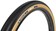 Panaracer GravelKing Slick Plus Tire - 700 x 30, Tubeless, Folding, Black/Brown