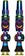 Muc-Off Big Bore Lite Tubeless Valve Stems - Small, 30mm, Iridescent