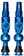 Muc-Off Big Bore Lite Tubeless Valve Stems - Small, 30mm, Blue