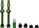 Muc-Off V2 Tubeless Valve Kit - Green, 44mm, Pair