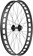 Quality Wheels Blizzerk Front Wheel - 26", QR x 135mm Pugsley, 6-Bolt, 32H, Black