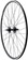 Quality Wheels Value Double Wall Series Track Rear Wheel - 700, 10 x 1 x 120mm, Rim Brake, Fixed/Freewheel, Black, Clincher