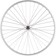 Quality Wheels Value Single Wall Series Front Wheel - 27", QR x 100mm, Rim Brake, Silver, Clincher