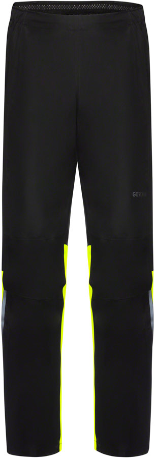 Gorewear Glidewheel Gore-Tex Pants - Black/Neon Yellow, Men's, Large