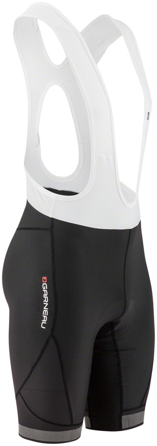 Garneau CB Neo Power Bib Shorts - Black/White, Small, Men's