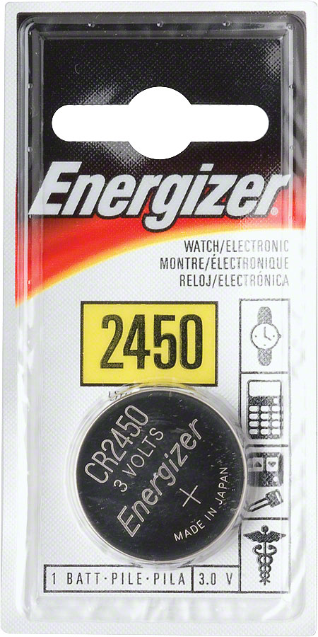 Energizer CR2450 Lithium Battery: Each






