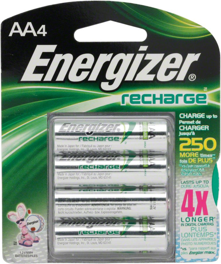 Energizer Rechargeable AA 2300mAh Battery: 4-Pack






