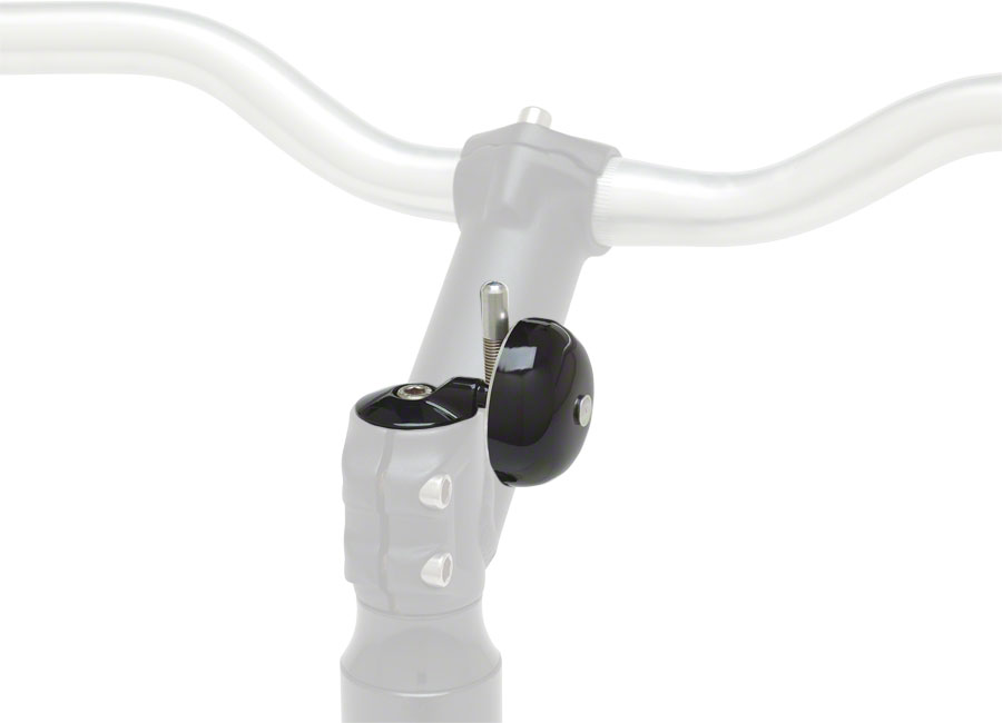 Incredibell Headset Top Cap Spring Bell: Black