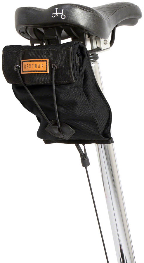Restrap City Saddle Bag - Small 1.2L, Black 