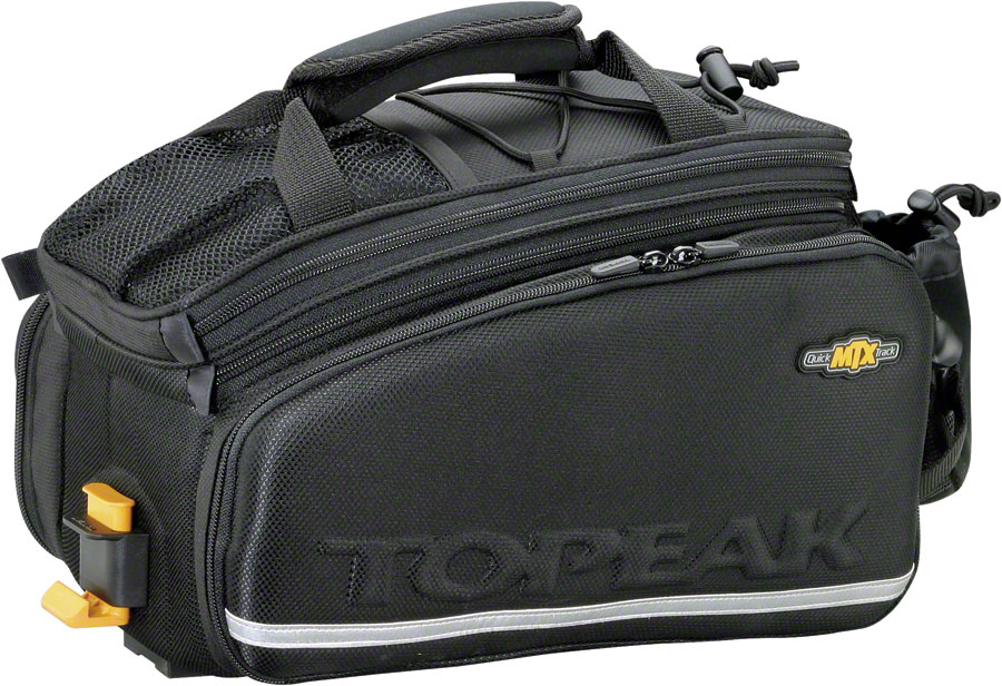 Topeak MTX TrunkBag DXP Rack Bag with Expandable Panniers: 22.6 Liter, Black 