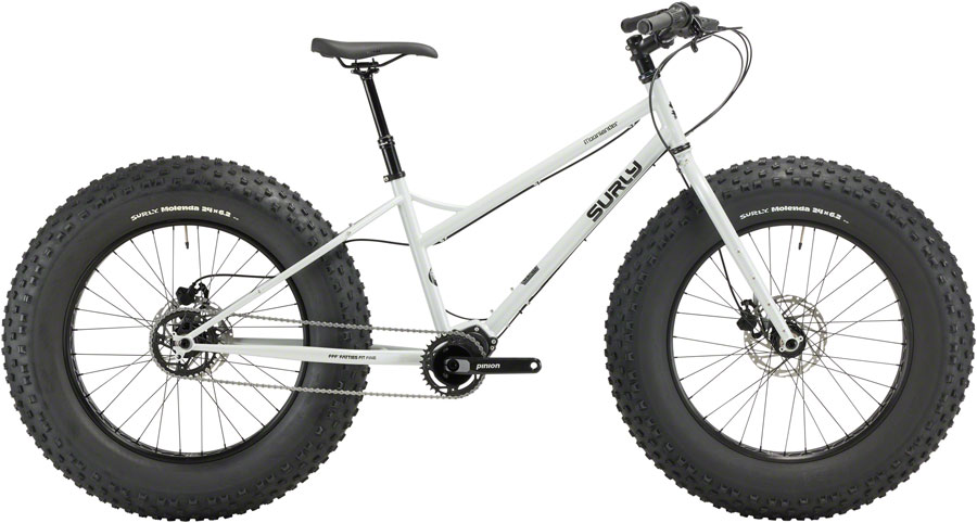 Surly Moonlander Fat Tire Bike - 24", Steel, Lunar Dust Gray, Small
