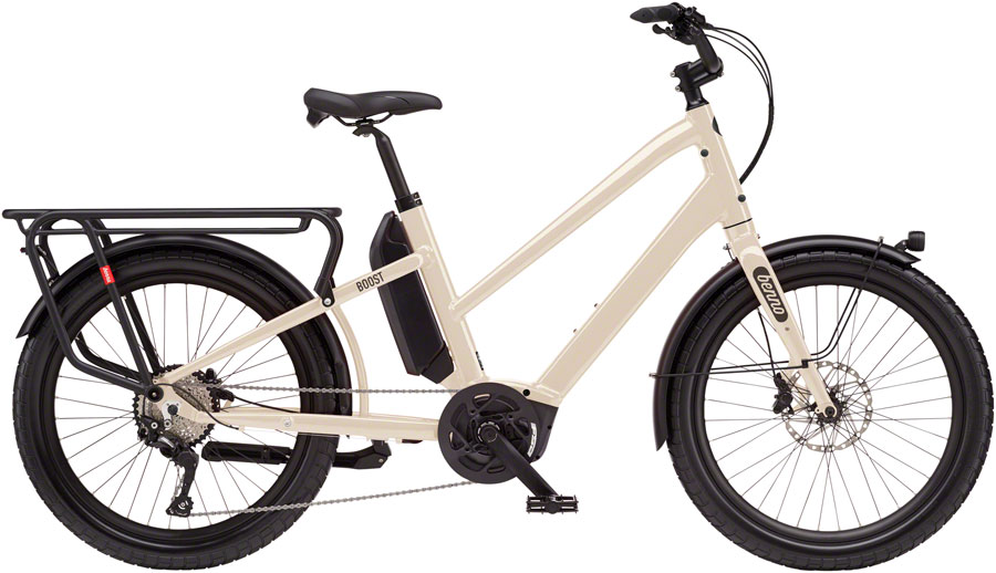 Benno Boost E Class 1 Etility Ebike - Bosch Performance Line, 400Wh, Step-Through, Bone Gray, One Size 