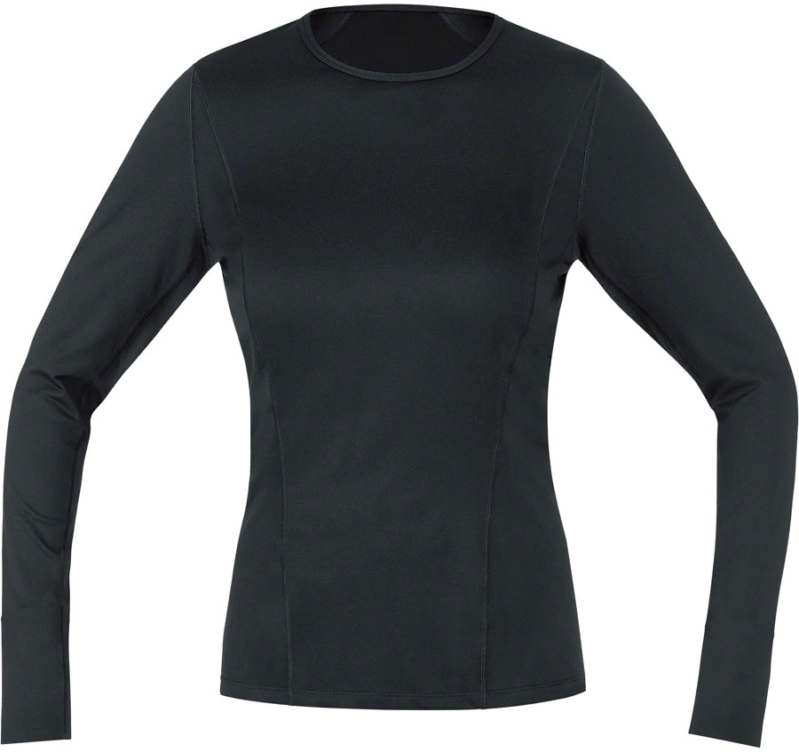 Gorewear M Base Layer Long Sleeve Shirt - Black, Women's, X-Large