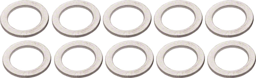 Kalloy 1mm Washers for Seat Binders 8mm ID, Bag of 10