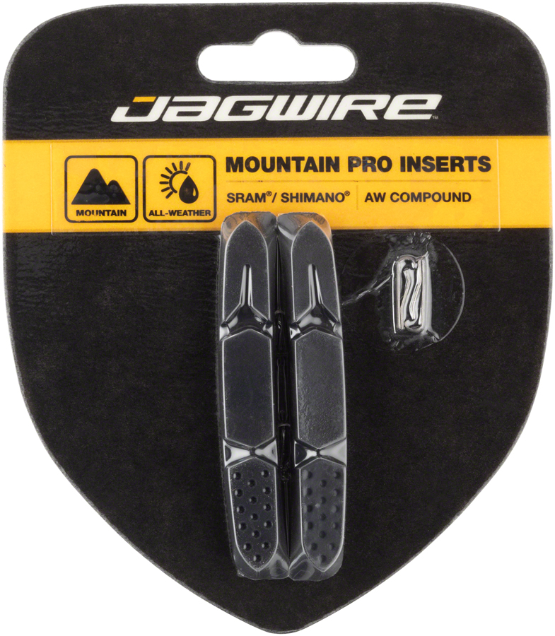 Jagwire Mountain Pro Brake Pad Replacement Inserts, Black 