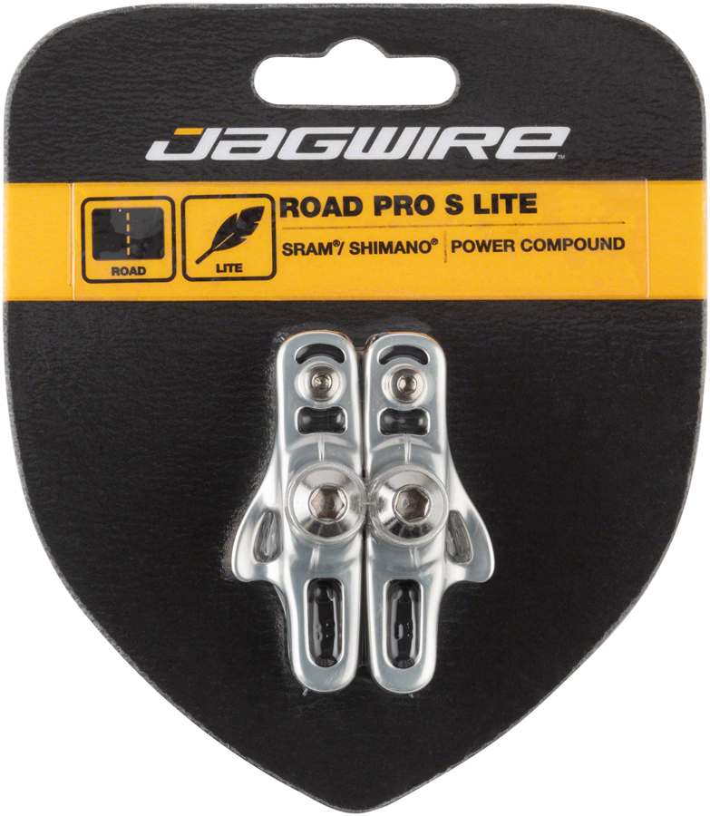 Jagwire Road Pro S Brake Pads SRAM/Shimano, Silver 