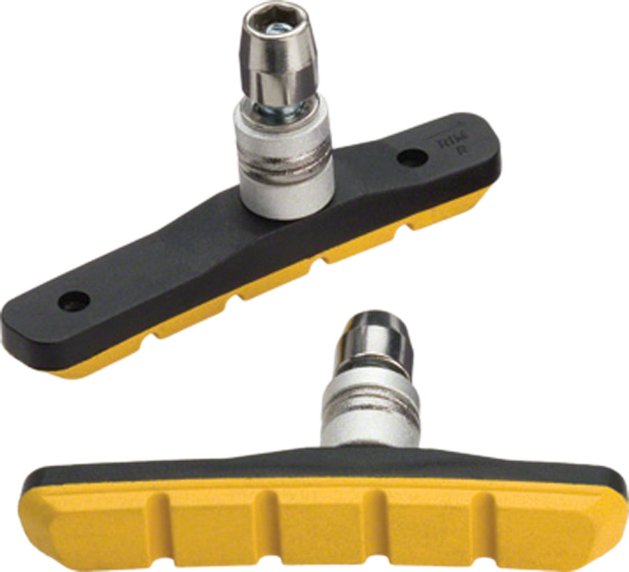 Jagwire Mountain Sport Brake Pads Threaded Post Yellow 