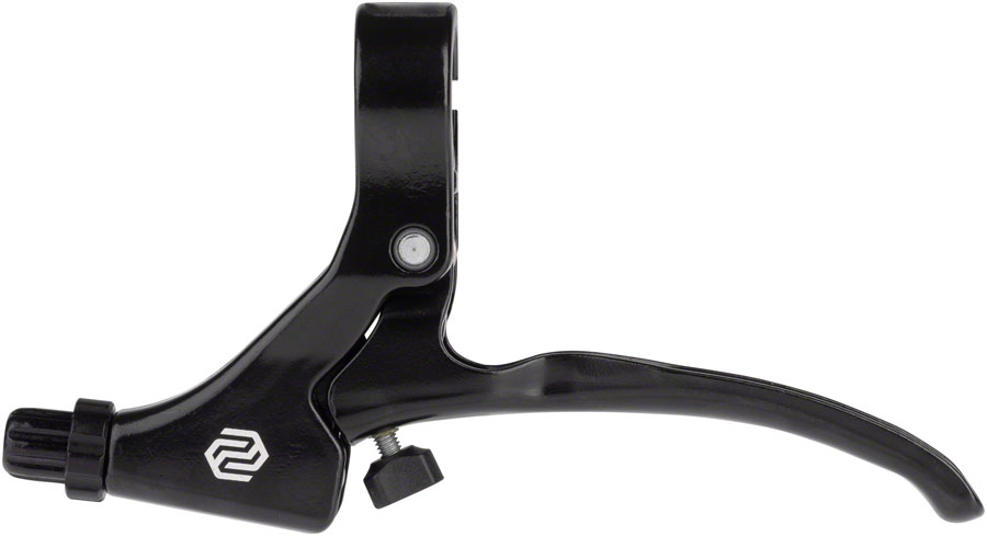 Promax FS-349 Brake Lever - Left, Long Pull, Tool-free Reach Adjust, Aluminum, Black 