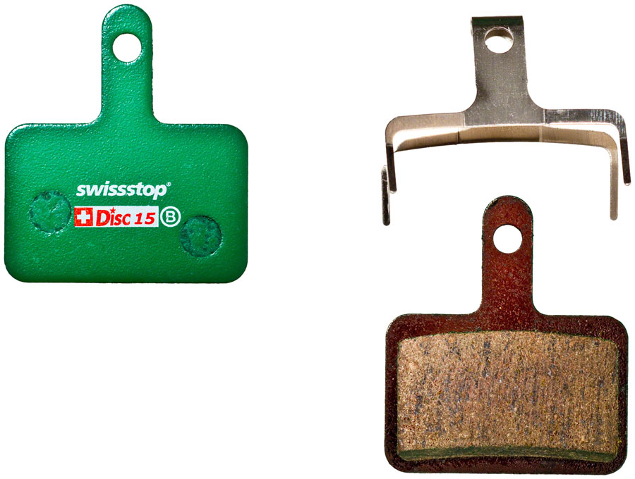 SwissStop Disc C Disc Brake Pad Set - Disc 15, For ShimanoDeore/Alivio/Acera 2-Piston Calipers 