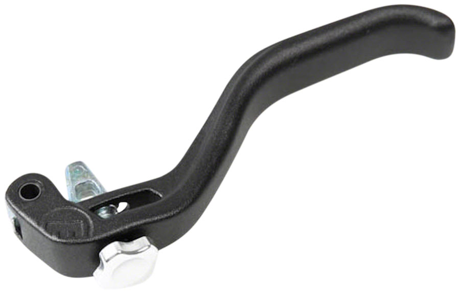 Magura 2-Finger Aluminum Lever Blade with Reach Adjust - For MT6/MT7/MT8/MT TRAIL SL, from 2015+, Black/Chrome 
