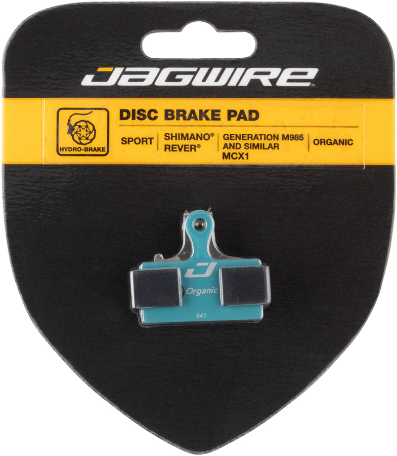 Jagwire Sport Organic Disc Brake Pads - For Shimano S700, M615, M6000, M785, M8000, M666, M675, M7000, M9000, M9020, M985, M987