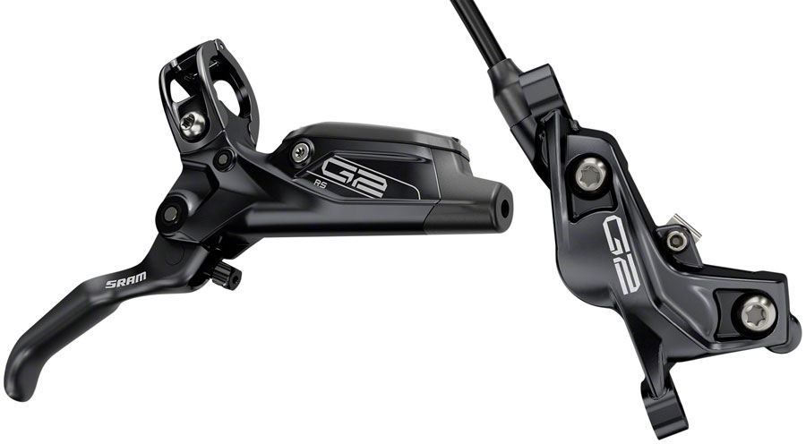 SRAM G2 RS Disc Brake and Lever - Rear, Hydraulic, Post Mount, Diffusion Black Anodized, A2 