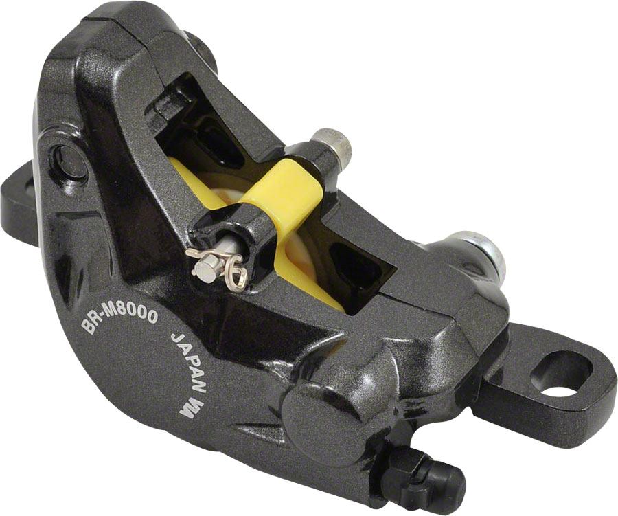 Shimano XT BR-M8000 Disc Brake Caliper with Resin Pads, Front or Rear 