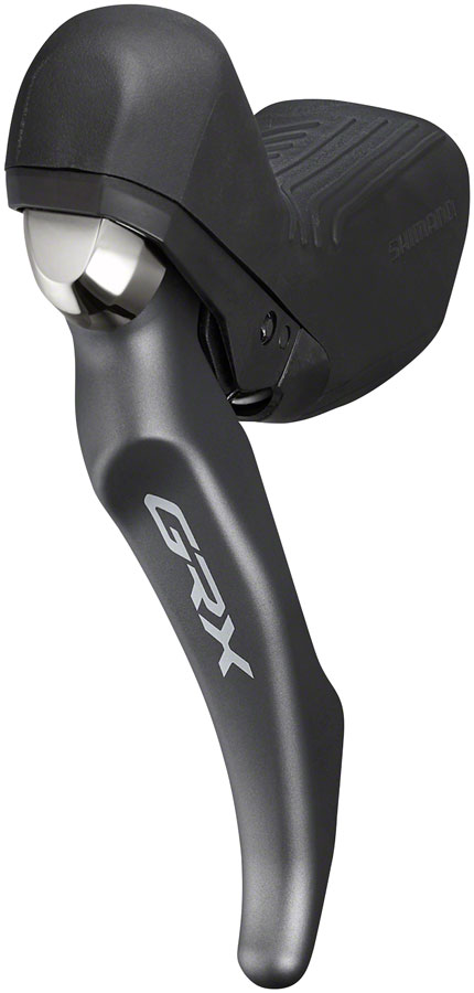 Shimano GRX ST-RX810-LA/BR-RX810 Disc Brake and Lever/Drop Bar Seatpost Remote - Front, Hydraulic, Flat Mount, Resin Pads, Black 